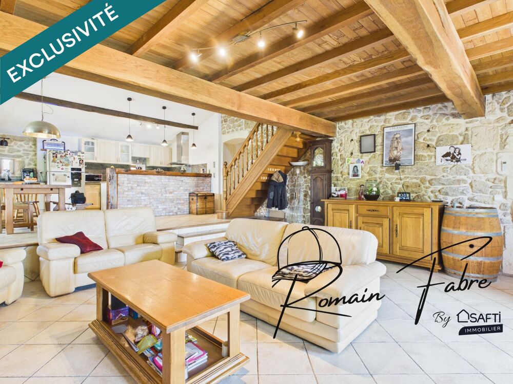 Vente Maison Maison de pierre avec panneaux photovoltaïques, 3 chambres alliant authenticité et modernité Verac