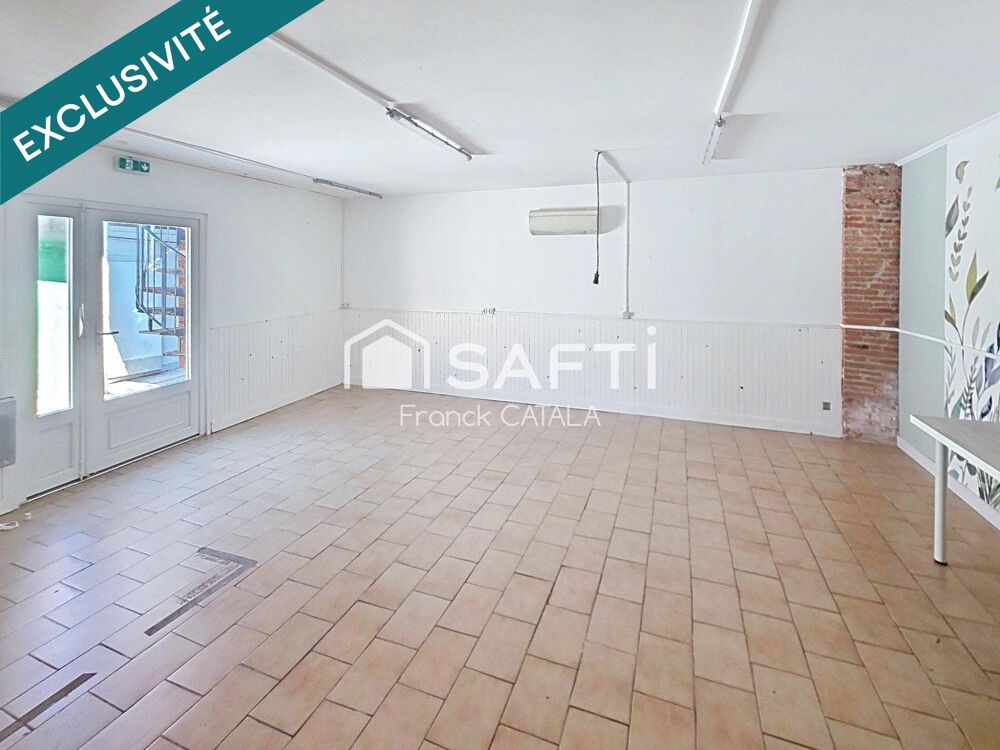 Vente Immeuble Grand local commercial libre avec logement Baziege