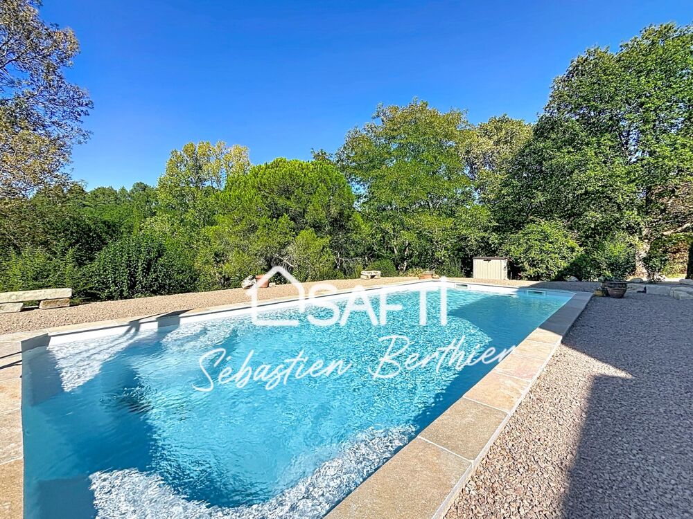 Propriété en pierre rénovée  piscine & vue