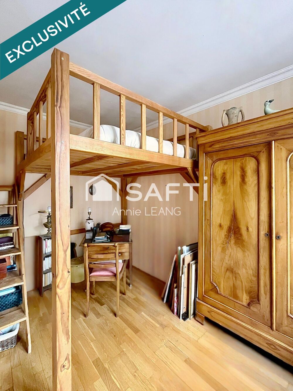 Vente Appartement Charmant 2 pièces lumineux avec mezzanine, au cœur du quartier Mouffetard, dans un immeuble Belle Époque de caractère. Paris 13