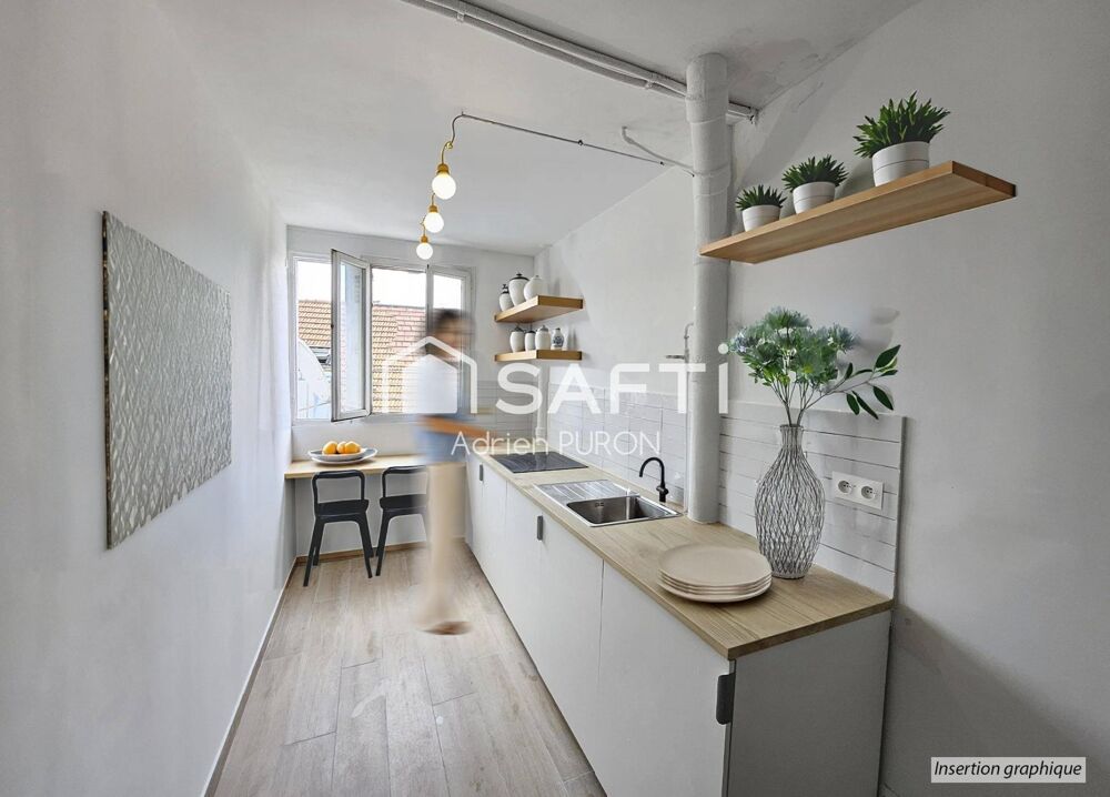 Vente Appartement Beau 3 pièces lumineux et rénové – 52 m²- A saisir rapidement Aubervilliers