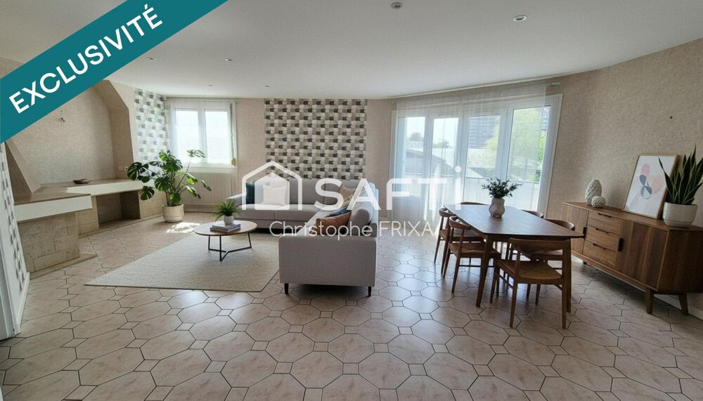 Appartement T6 137m² 2 ème et dernier étage, en plein coeur de Sotteville