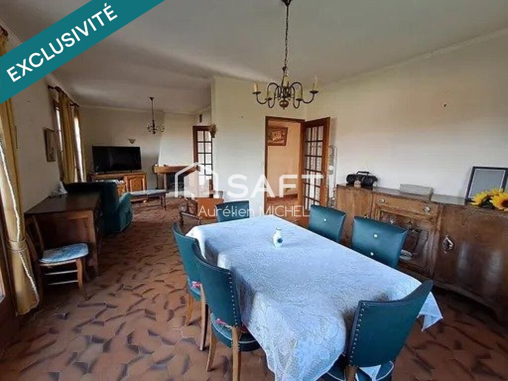 Maison avec sous sol complet en plein coeur de Villieu