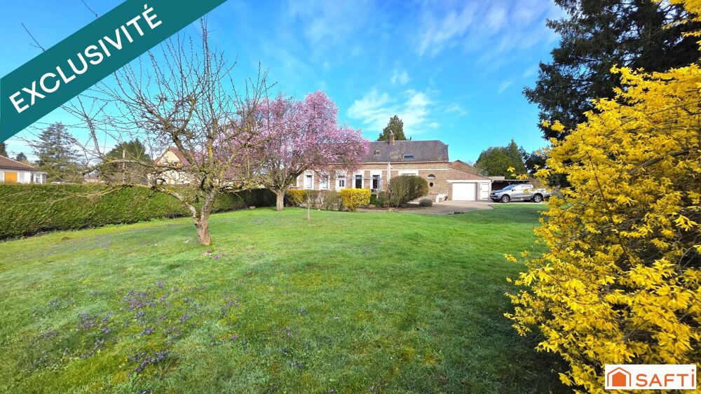 Superbe longère T7 de 163m², habitable de plain pied, sur un parc de 1884m²