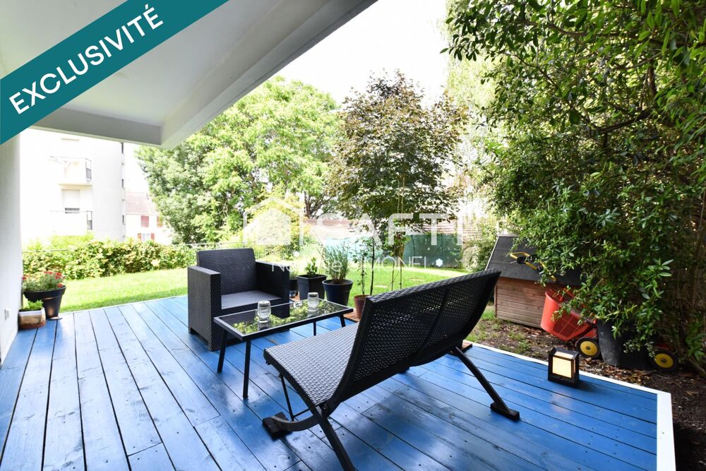 Grand appartement de deux pièces avec un grand jardin privé de 200m2 !