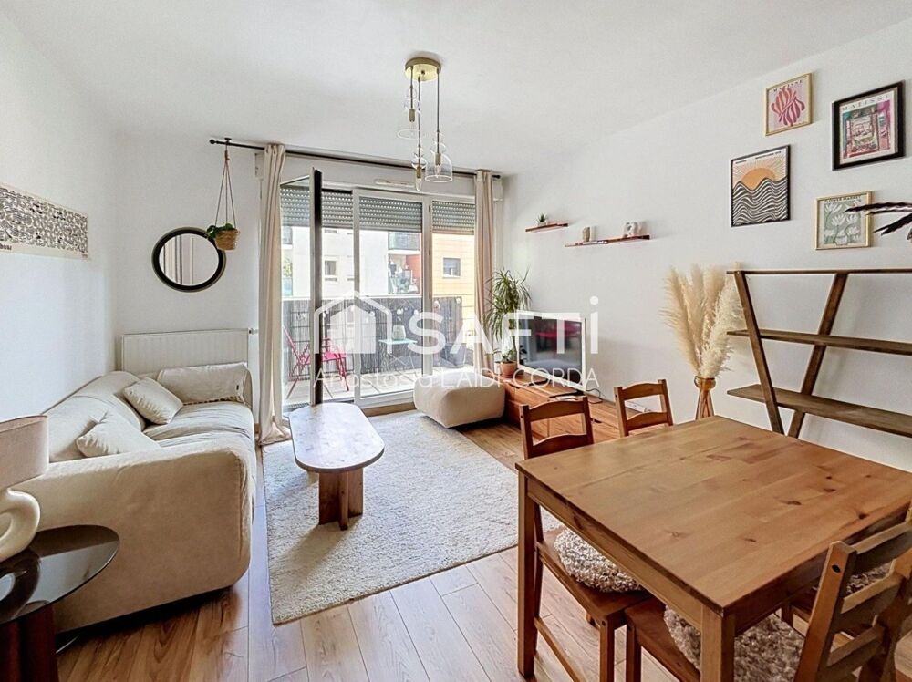 Location Appartement 2 pièces meublé, balcon et RER à 5 min Asnieres-sur-seine