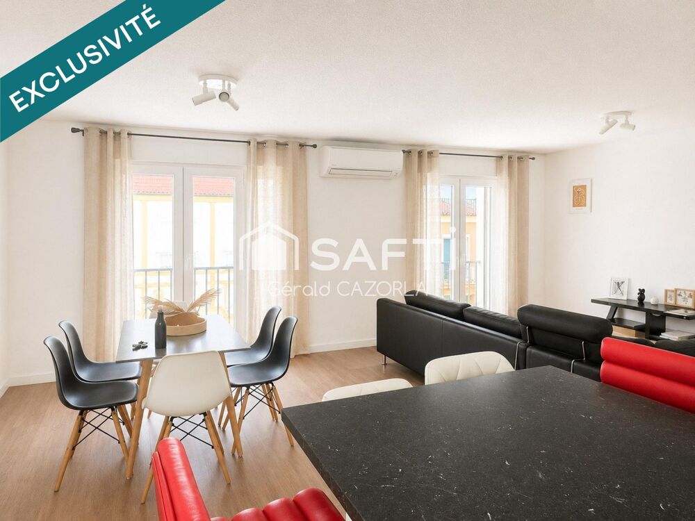 Bel appartement, avec grande pièce de vie