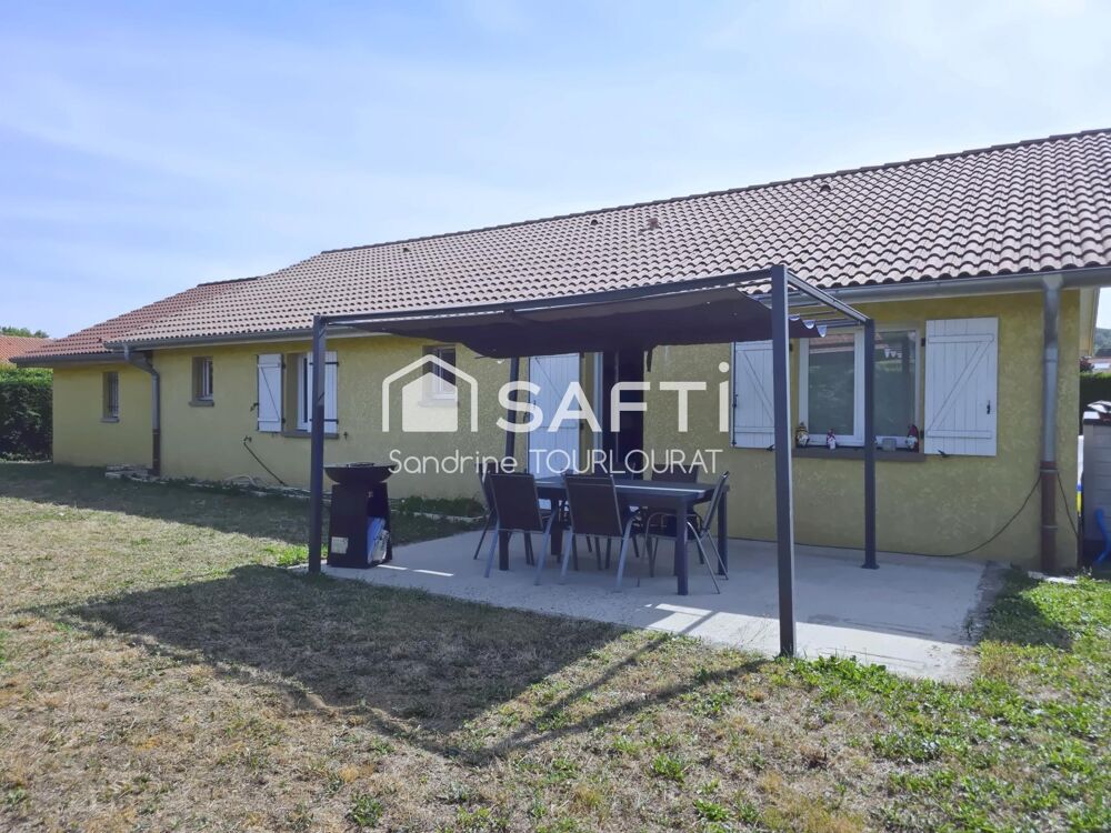 Maison plain pied 4 chambres, garage