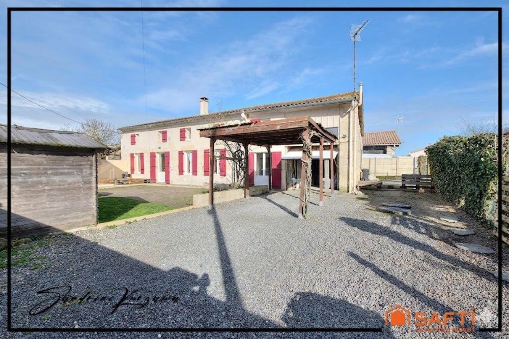 Vente Maison Maison en pierre, grand salon, 3 chambres, garage Berson
