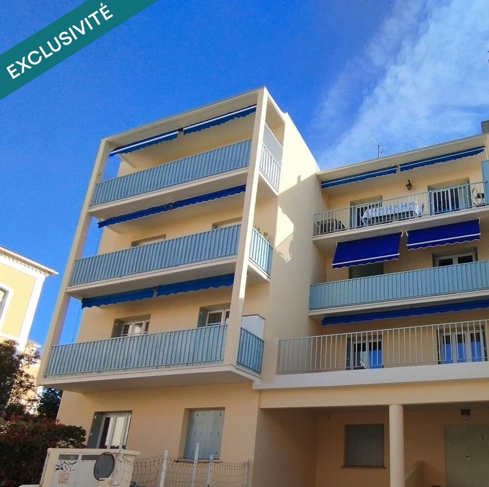 Vente Appartement T4 lumineux de 63m2 avec balcons et cave. Hyères