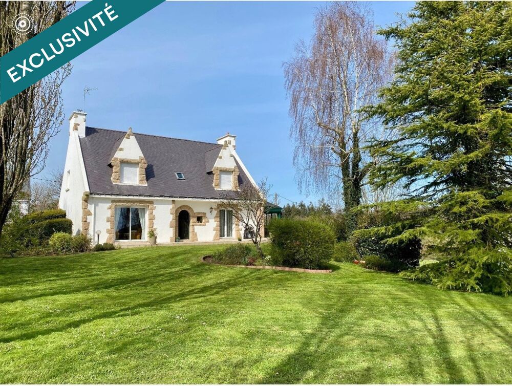 MAISON FAMILLIALE DE 195 M2 SUR TERRAIN DE 4443 M2 EN CAMPAGNE DE BAUD