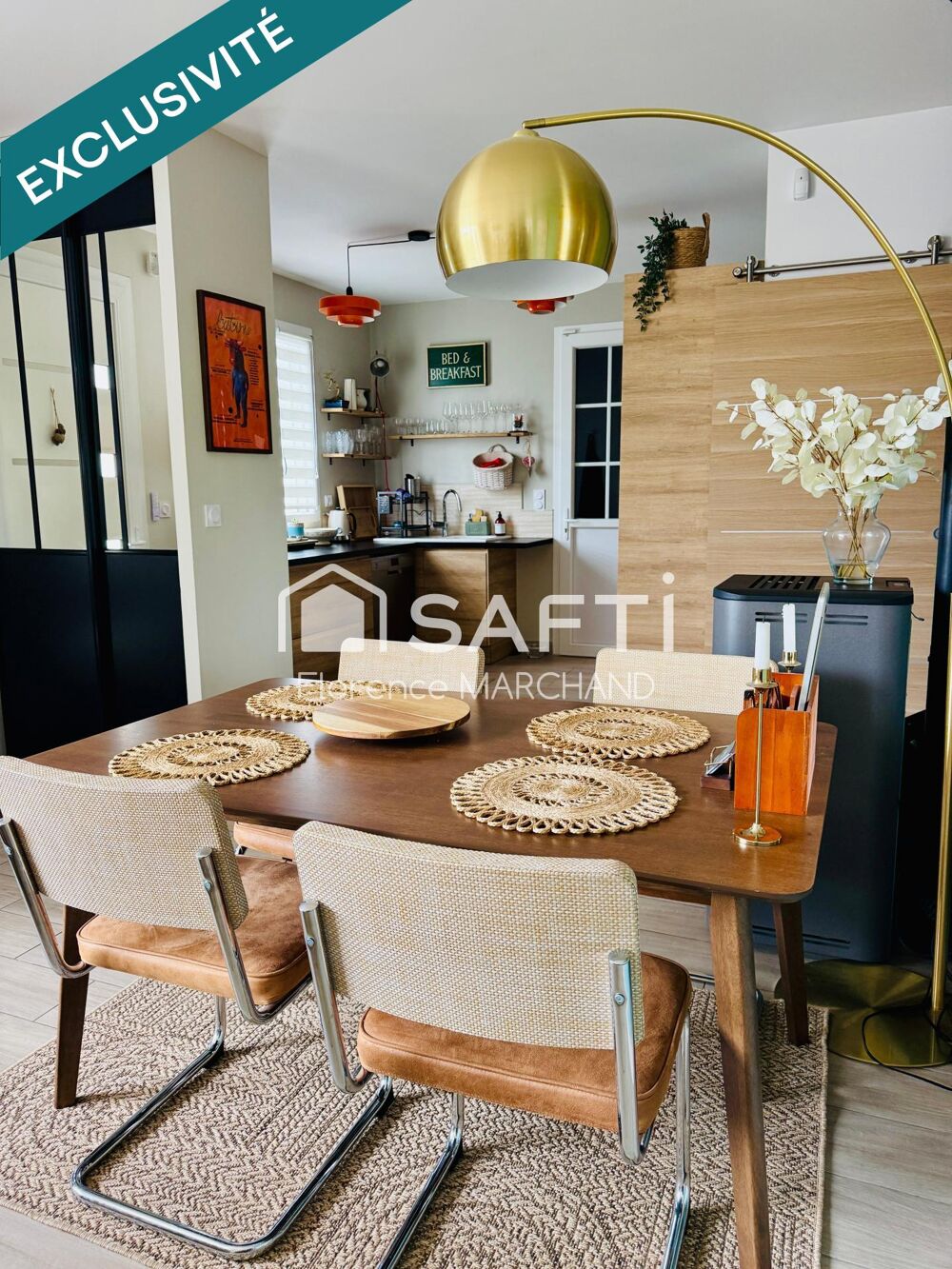 Vente Maison COUP DE CŒUR  PLAIN-PIED COSY 2 CH et 1 BUREAU JARDIN GARAGE DPE EN B Le thou