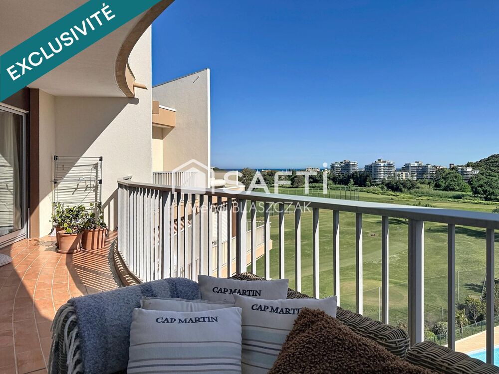 Vue mer, golf et piscine
