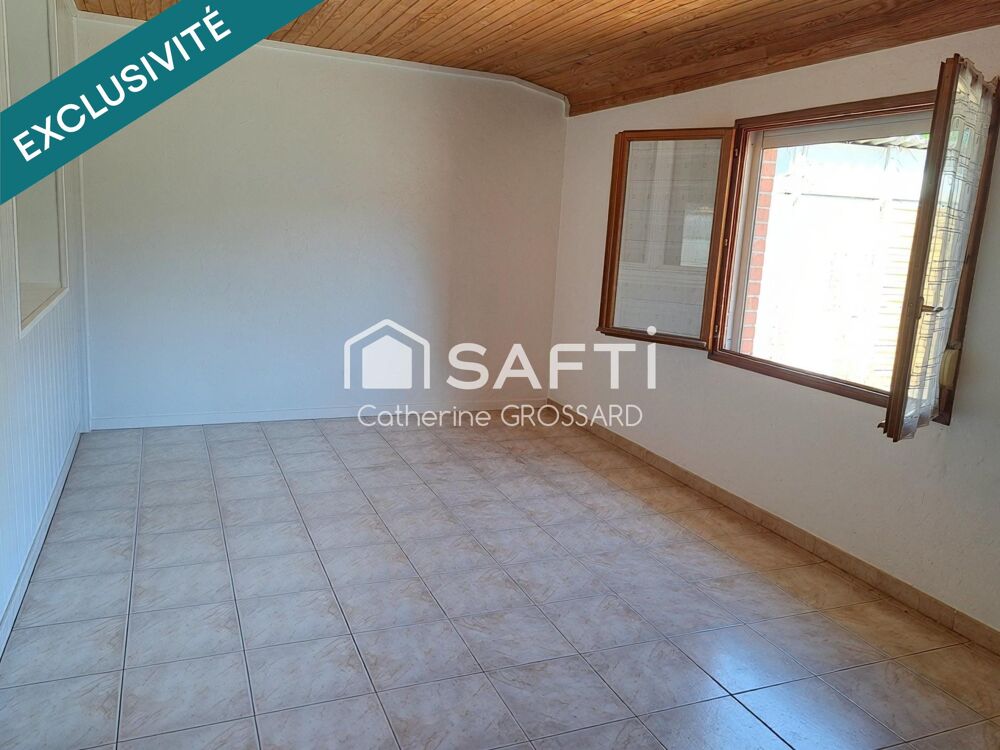 Semi plain pied 90 m², 3 ch, Jardin, Grand garage