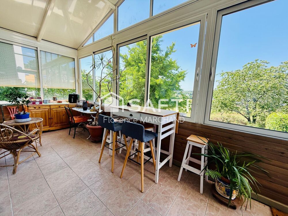 PROCHE COMMERCES 2 CH + 1 BUREAU VERANDA JARDIN VUE DEGAGÉE