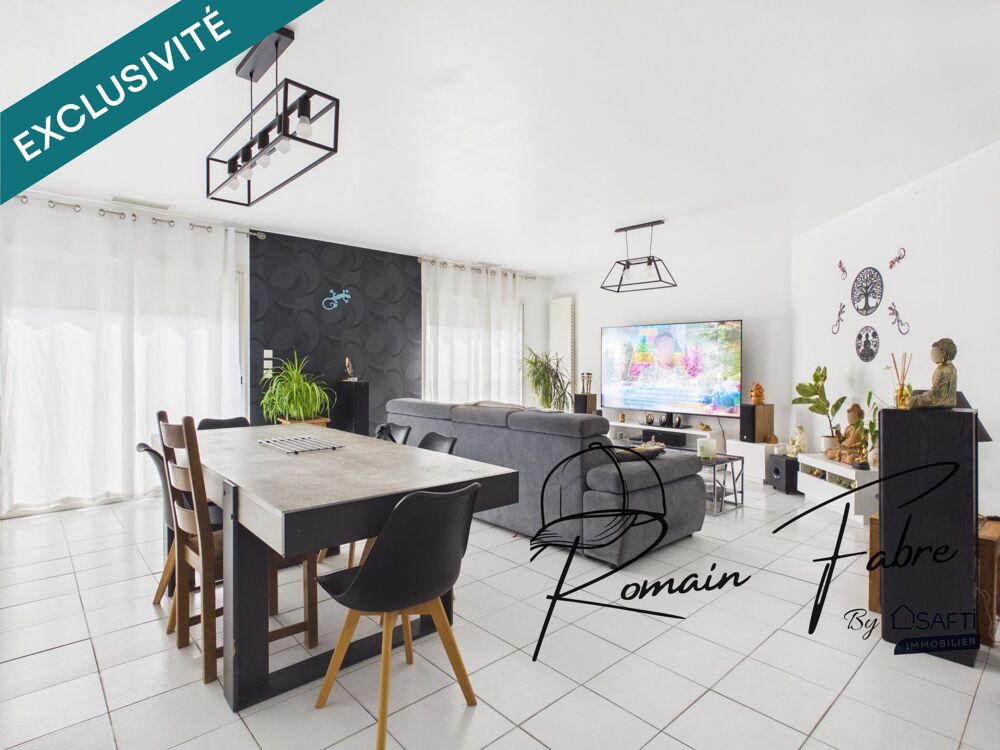Grande maison de plain pied avec 4 chambres, 1 bureau et belle parcelle