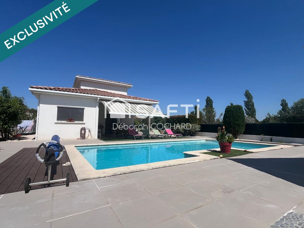 JACOU Superbe villa contemporaine haut de gamme 150 m² avec piscine, pool-house et terrain de 902 m² sans vis-à-vis