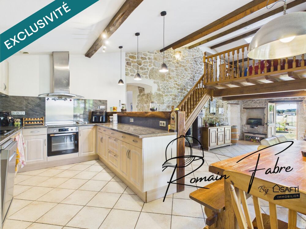 Vente Maison Maison de pierre avec panneaux photovoltaïques, 3 chambres alliant authenticité et modernité Verac
