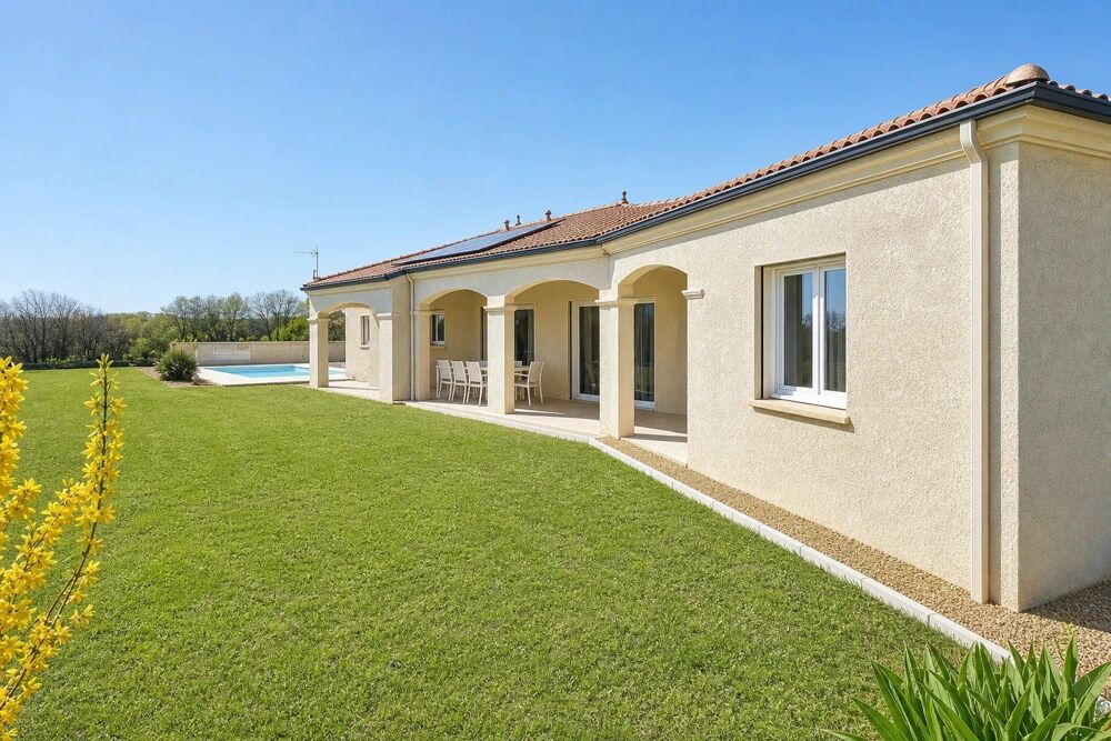 Vente Maison Contemporaine tout confort avec piscine Montaigu-de-quercy