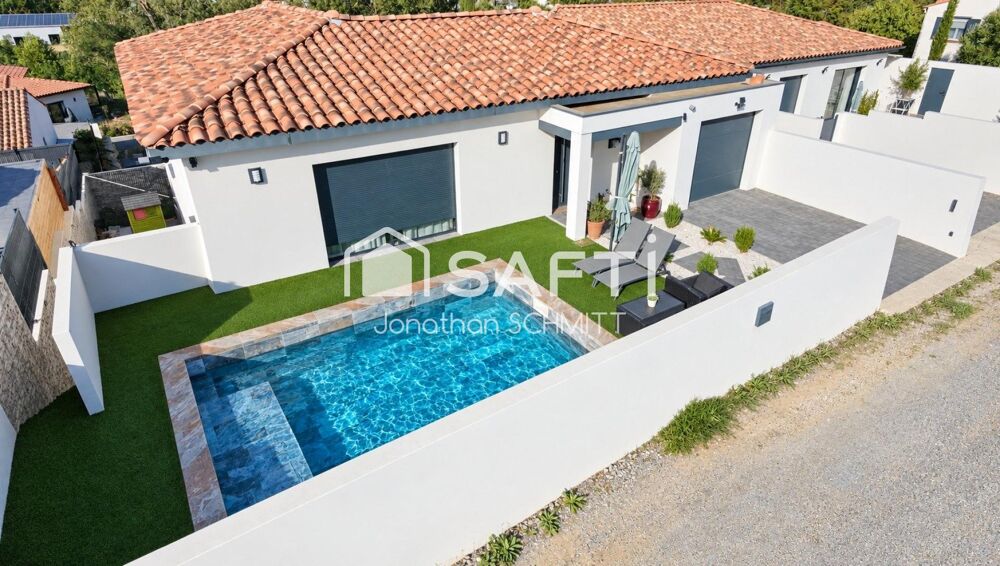 Villa 220 m² face vignes avec piscine