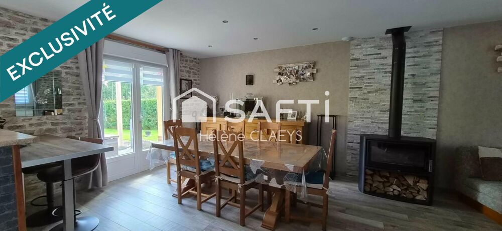 Vente Maison Maison individuelle - Semi plain pied - 4 chambres - Combles aménageable - Jardin - Garage - Wavrans-sur-l'aa