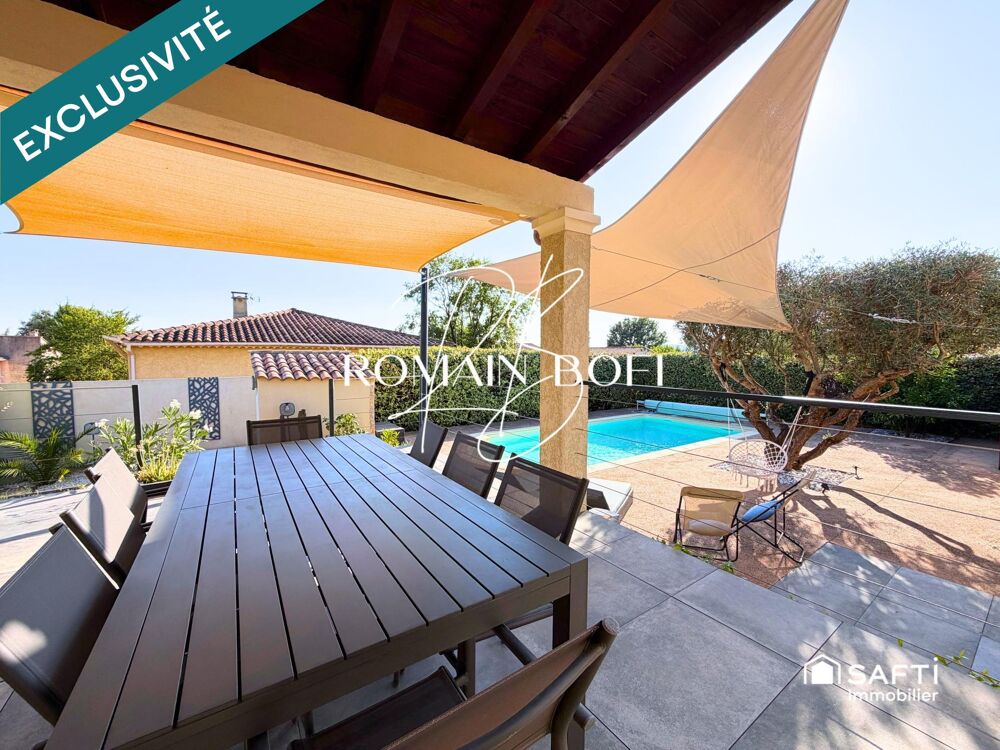 Maison 5 pièces de 146m2 sur 1000m2 de terrain avec piscine
