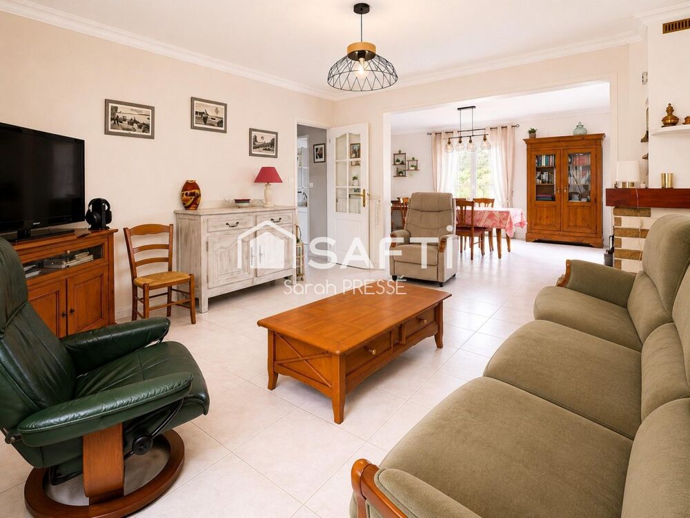 Vente Maison NANTES GACHET – MAISON FAMILIALE 187 m² – ESPACES INDÉPENDANTS – GARAGE 50 m² Nantes