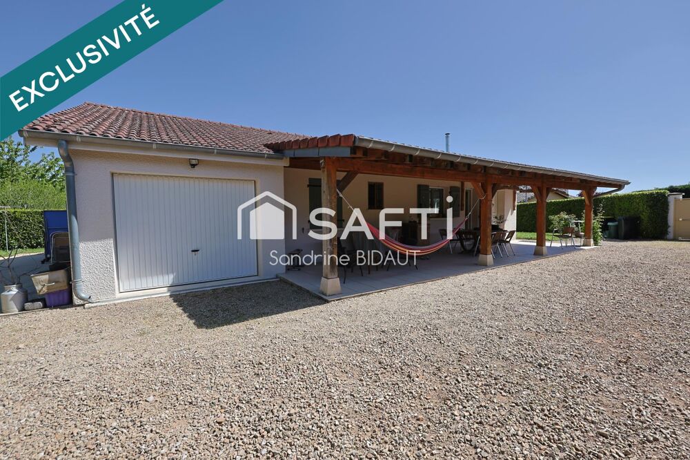 Vente Maison Villa de plain-pied de 100 m² sur terrain de 824 m² Tournus
