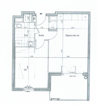  Appartement à vendre 2 pièces 42 m²