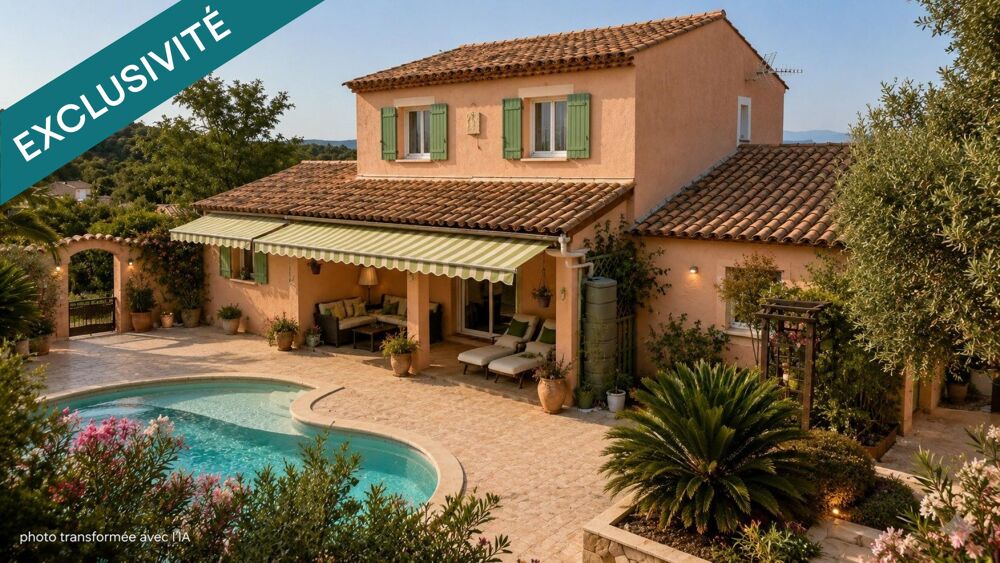 Vente Maison Villa provençale avec piscine sur 1 560 m² arborés Saint-aygulf