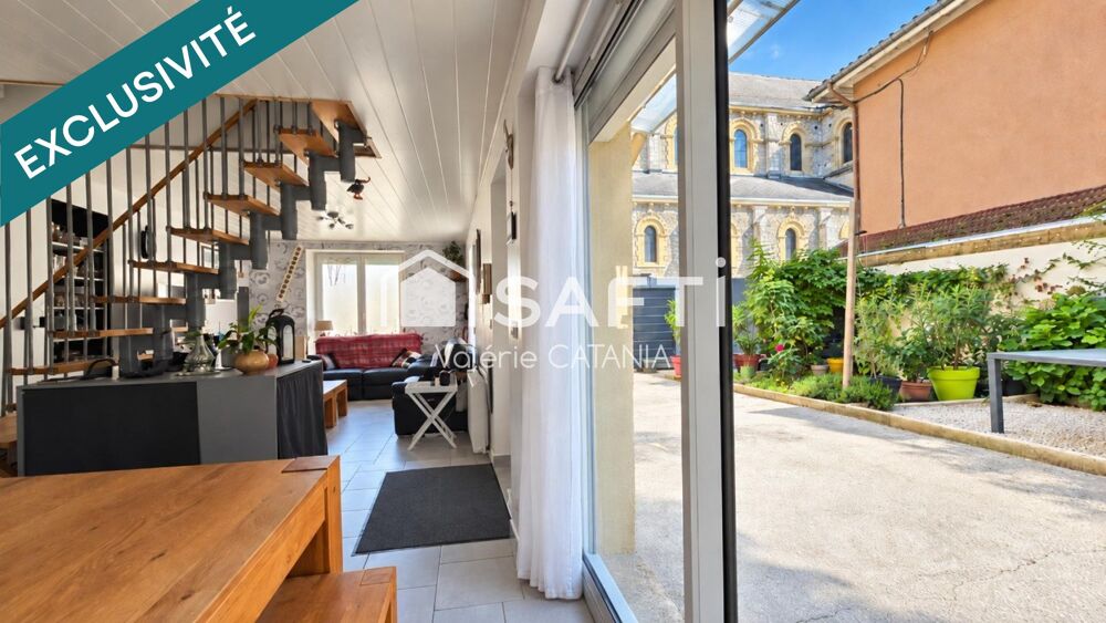 Vente Maison MOIRANS HYPERCENTRE – MAISON DE VILLE 120 M² – 4 CHAMBRES – COUR PRIVATIVE – STATIONNEMENT Moirans