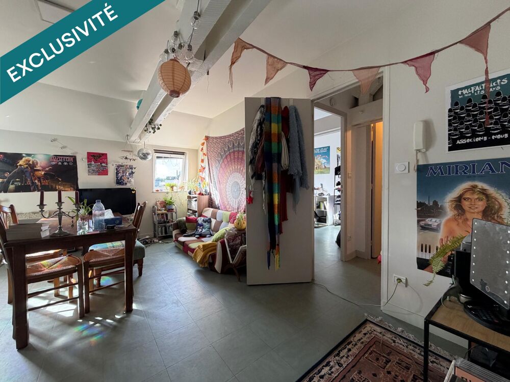 Duplex de charme dans un immeuble ancien à Angers.
