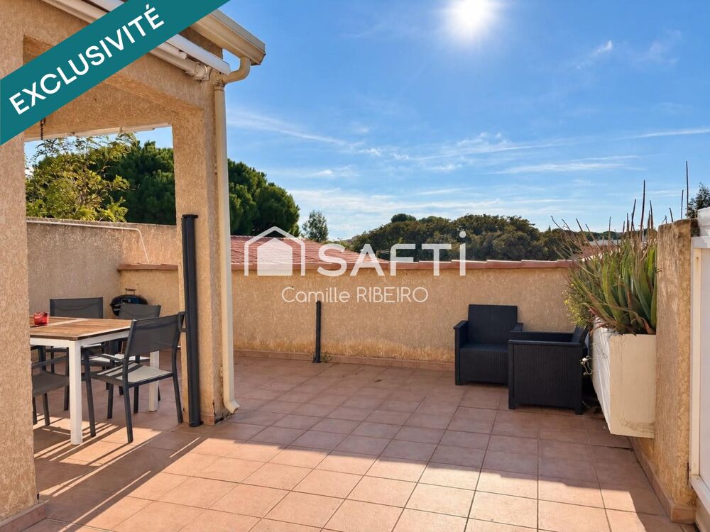 Vente Appartement PORT LEUCATE,T3 LUMINEUX ,TERRASSES,GARAGE Leucate