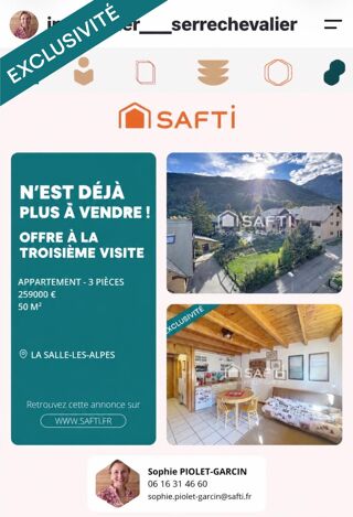 Appartement à vendre 3 pièces 50 m²
