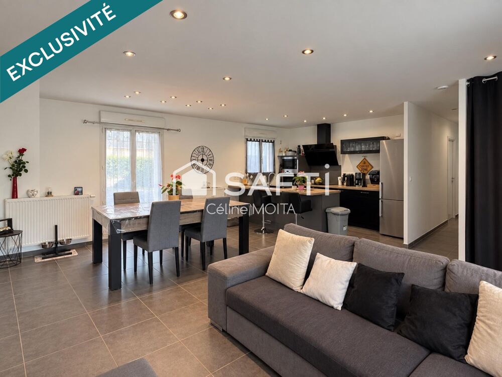 Vente Maison Plain-pied récent 4 chambres avec piscine Cessieu