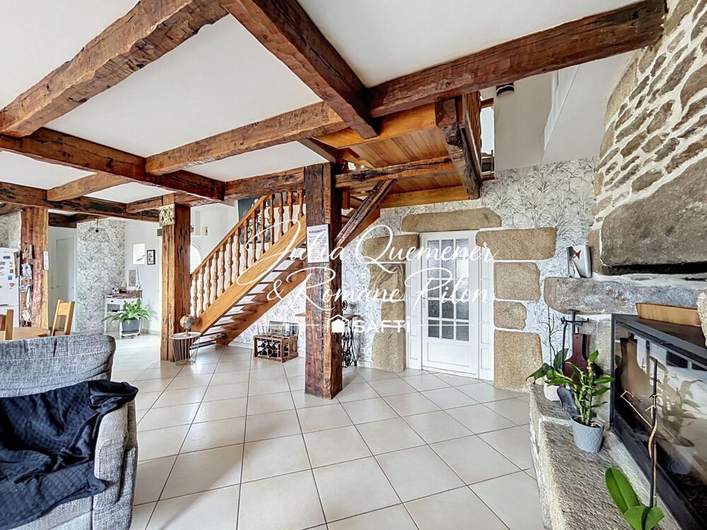 Vente Maison PLOUGONVELIN – Maison en pierre – 4 chambres – Grand terrain – Vue mer Plougonvelin