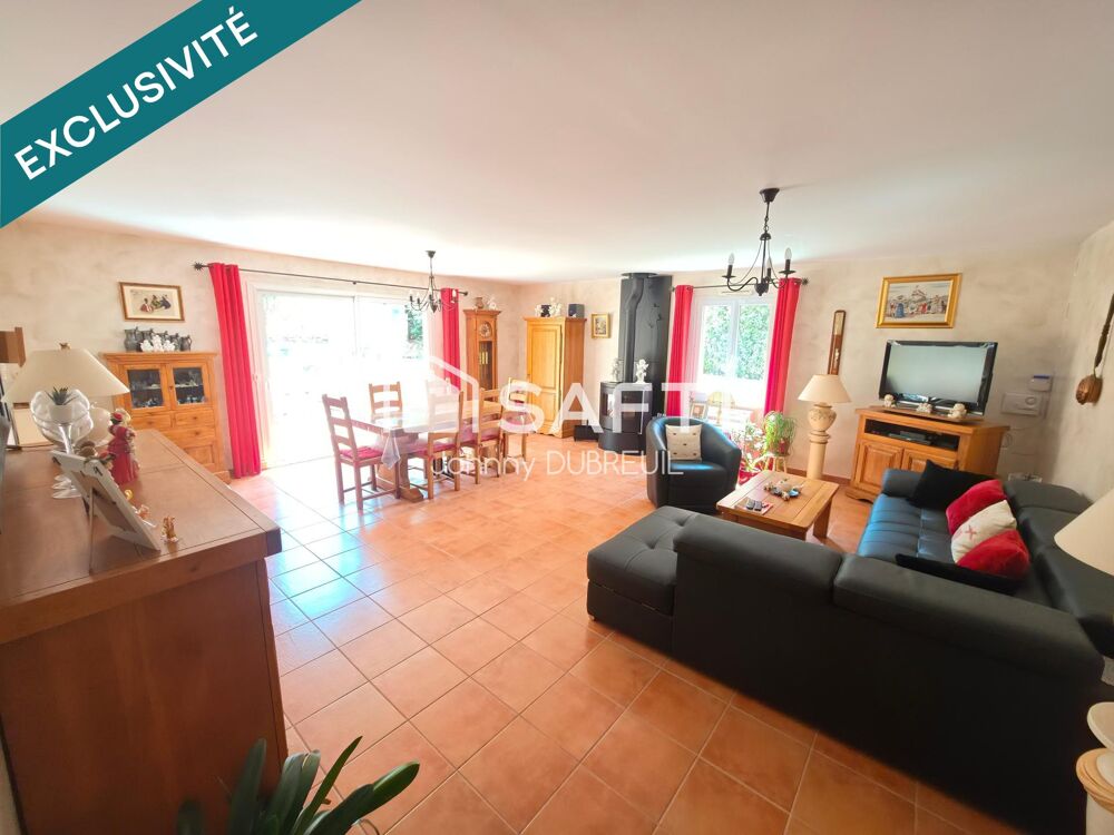 Vente Maison PIGNANS - SUPERBE VILLA 120M2 AVEC JARDIN 721M2, TERRASSE, GRAND GARAGE AU CALME Pignans