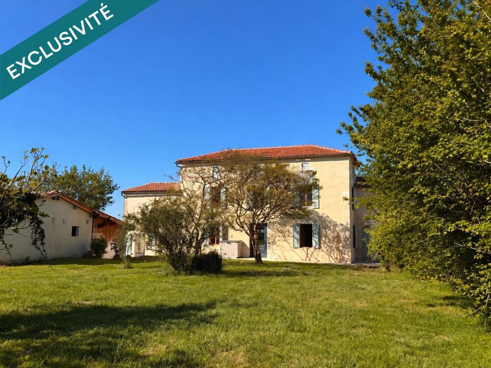 Vente Maison Lot immobilier comprenant une maison 5 chambres + une maison 2 chambres, sur environ 1,1 hectare. Aillas
