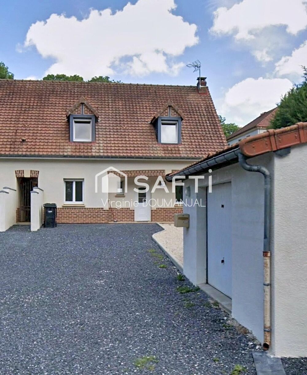 Pavillon jumelé 4 chambres, jardin et garage avec autonomie de plain-pied.