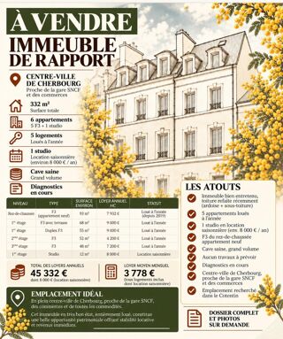  Immeuble à vendre 400 m²