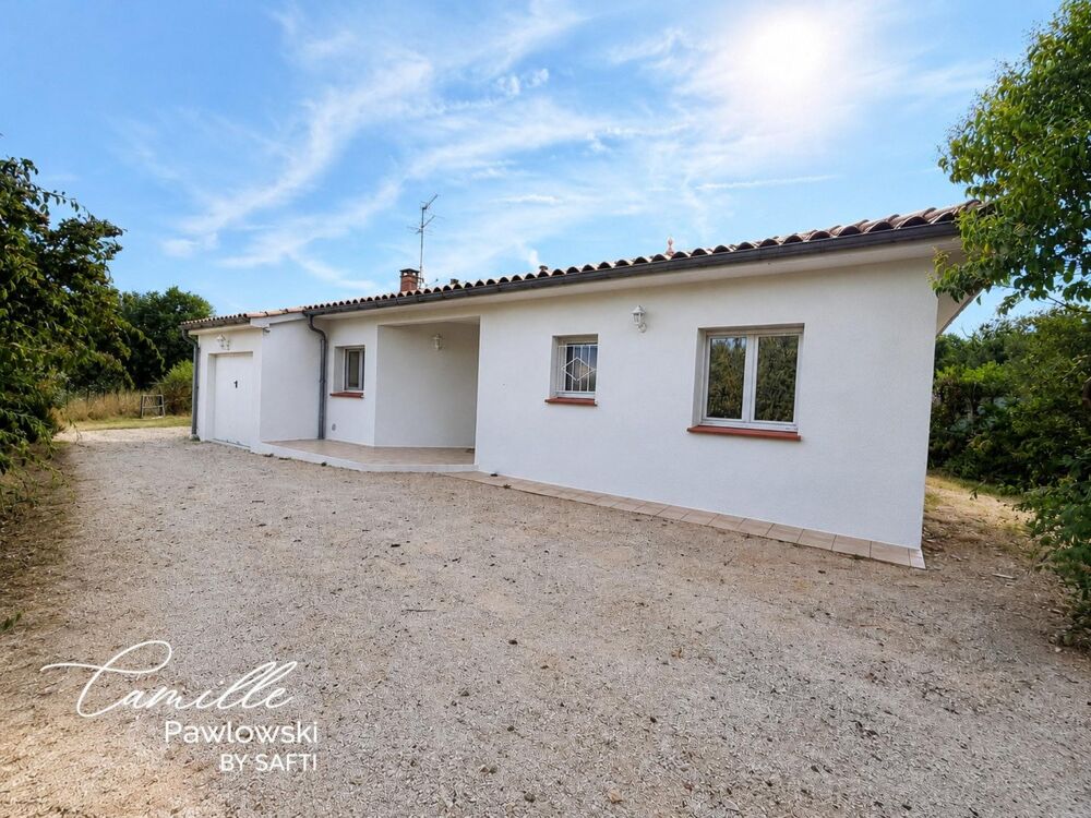 Vente Maison Villaudric – Maison de plain-pied avec grand terrain, au calme Villaudric