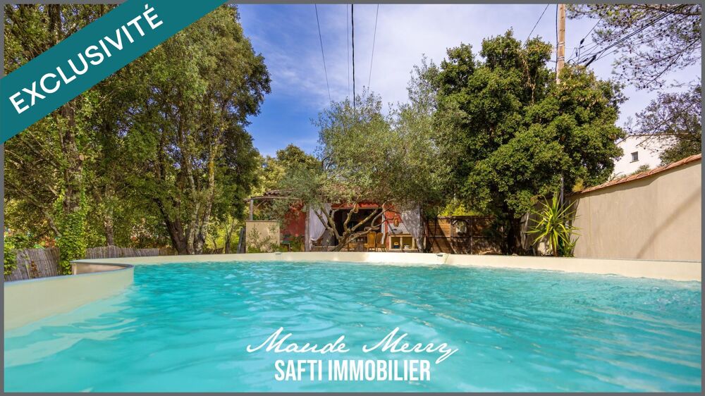 Vente Maison Villa plain-pied 125 m2 - superbe pièce de vie avec très grande baie à galandage - 4 chambres - très belle terrasse - piscine ho Sainte-anastasie-sur-issole