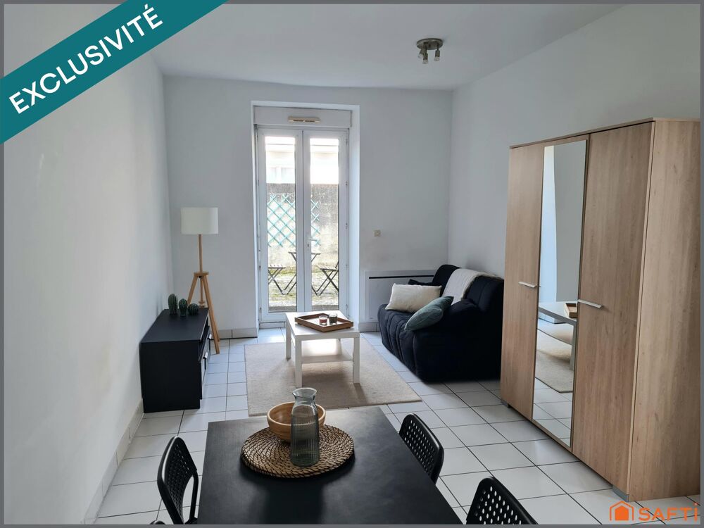 Vente Appartement Eglise Saint Clair - Studio 25M2 avec une grande terrasse loué meublé jusqu'en mai 2027 Nantes