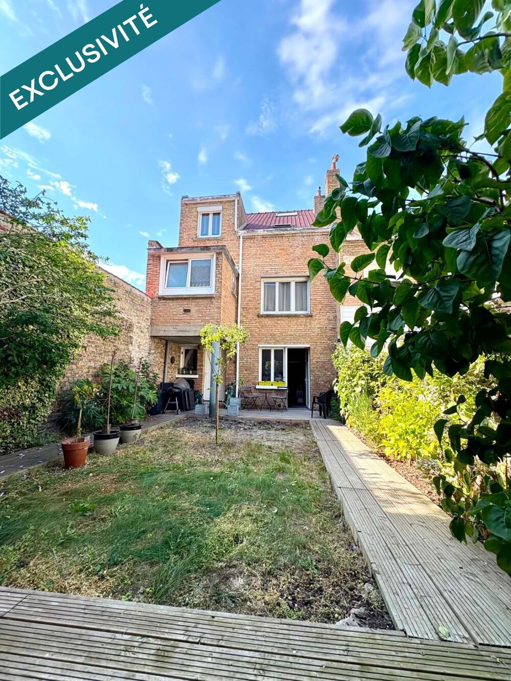 Vente Maison MAISON SEMI-INDIVIDUELLE ROSENDAËL GGE JARDIN SUD Dunkerque