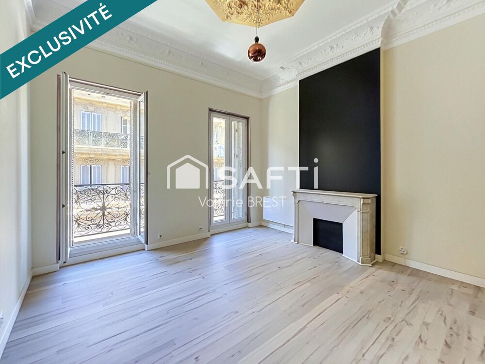 Marseille-2ème-République- Type3 Haussmanien-90m2.