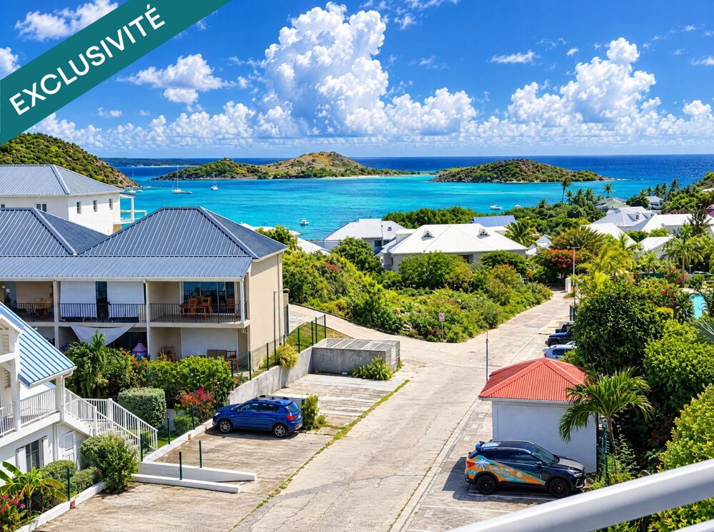 Vente Appartement T2 cul de sac pleine vue mer Saint-martin