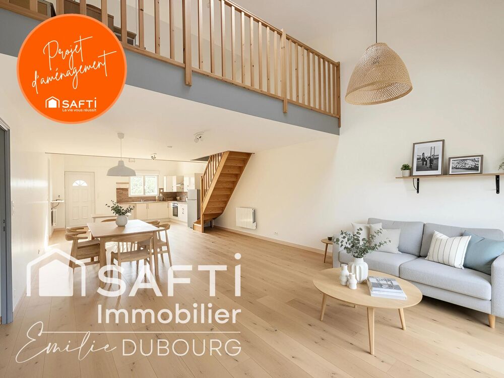 Maison rénovée et lumineuse - 120m² - 4 pièces