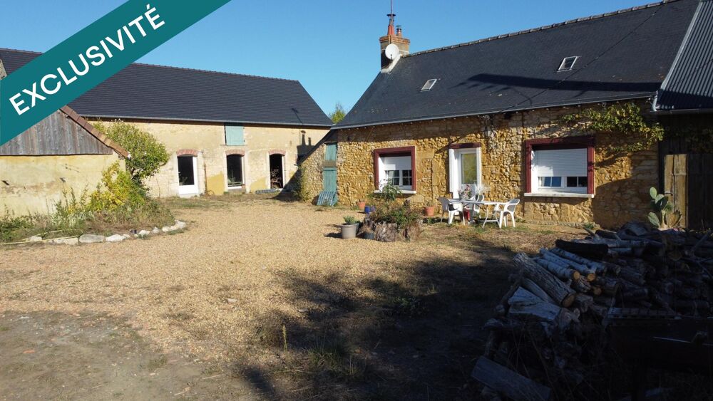 Vente Maison Maison avec grande dépendance en pierres sur 4 hectares - 72430 Chantenay- Villedieu Chantenay-villedieu