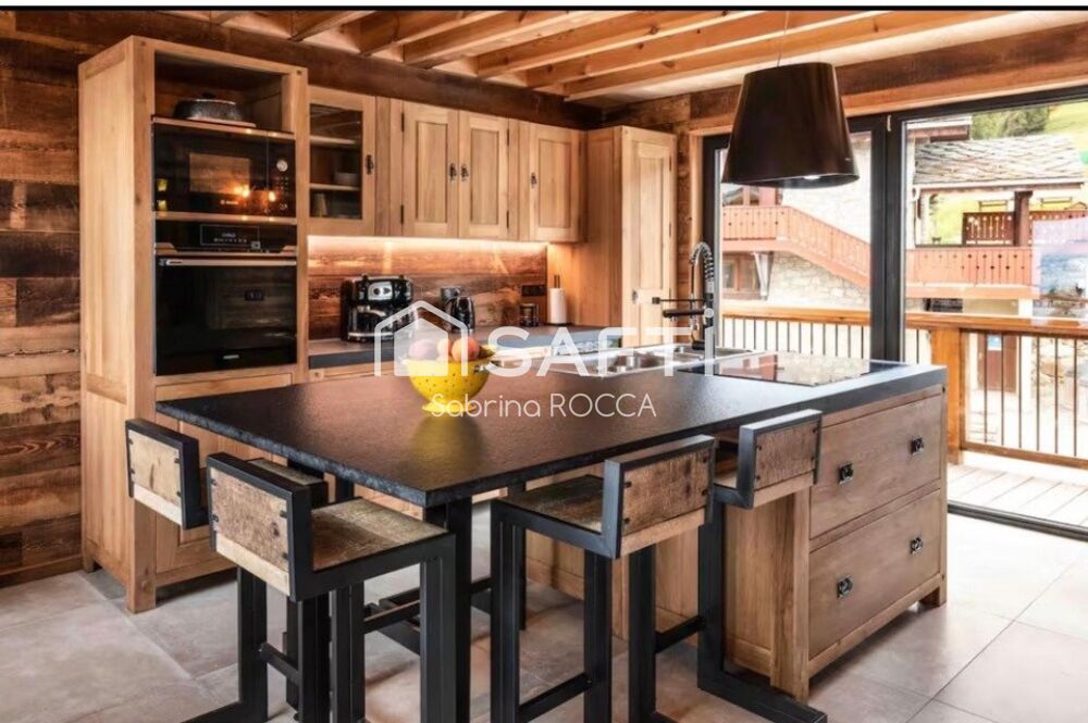 LA PLAGNE  CHALET INDIVIDUEL 118 m²  6 CHAMBRES  ESPACE BIEN-ÊTRE  SKIS AUX PIEDS  DOMAINE SKIABLE PARADISKI