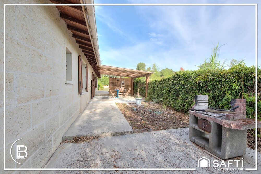 Maison en pierre, 4 chambres, gand garage indépendant, jardin paysagé